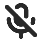Microphone Off SVG Icon